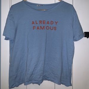 ‘Already Famous’ Blue Tee